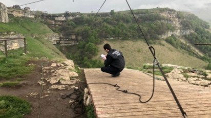 В Дагестане после столкновения двух туристов на зиплайне возбудили дело