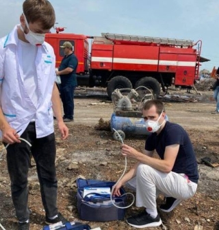 В Дагестане Роспотребнадзор проверяет воздух в районе взрыва