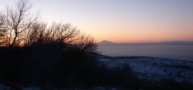 Рассвет в Кафановой  Роще с видом на Эльбрус