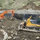 В Северной Осетии дорогу на Мамисон обезопасили 9-метровыми подпорными стенами