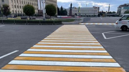 В Ставрополе с апреля обновили 55 тысяч кв. м дорожной разметки