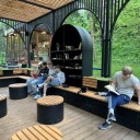 В парклетах Кисловодска открыли народные уличные библиотеки