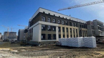 Готовность строящейся школу на проспекте Российском в Ставрополе составляет 60%