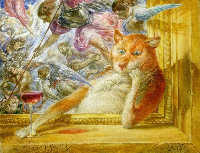 Из коллекции "Петербургские коты" Владимира Румянцева