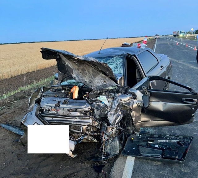 <i>В Светлограде водитель легковушки погиб в спровоцированном им самим ДТП</i>