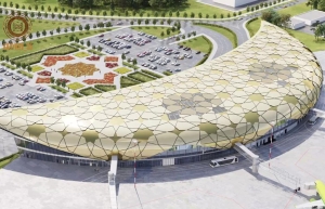 Новый терминал аэропорта Грозного построят в форме полумесяца