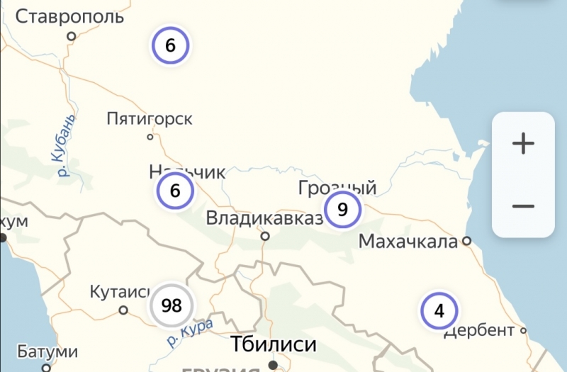 Ставрополь владикавказ расстояние на машине