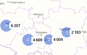 Меньше всего новых заболевших за сутки - в Чечне и в РСО-А