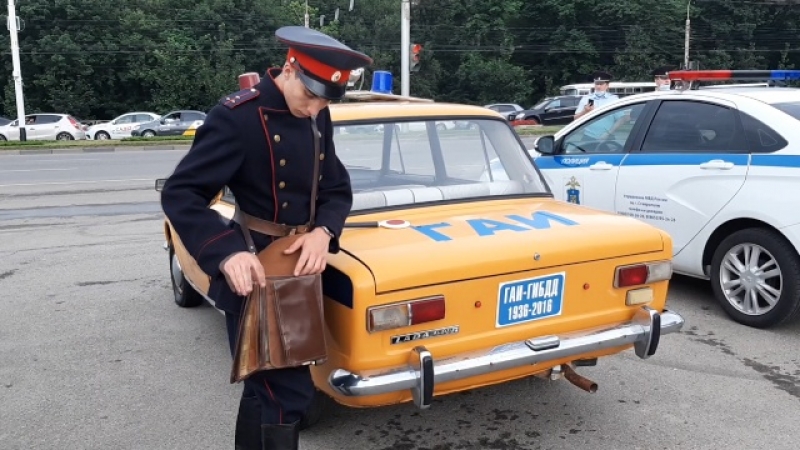 Назад, в СССР: На улицы Ставрополя вернули советского гаишника
