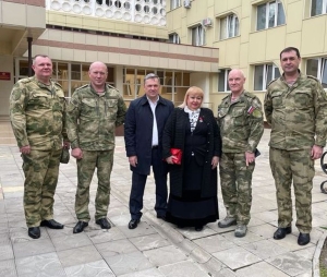 В Пятигорске наградили отличившихся в ходе спецоперации на Украине росгвардейцев