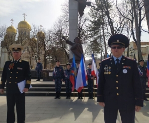 В Кисловодске ветераны провели автопробег в поддержку спецоперации на Украине