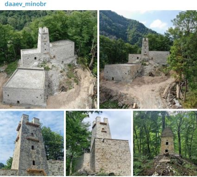 <i>В Чечне отреставрировали четыре башни и склеп</i>