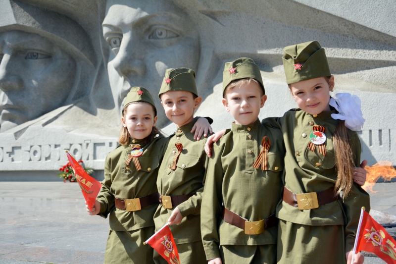 Дети ежегодно участвуют в патриотической акции