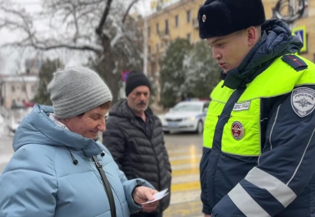 <i>На Ставрополье ГАИ и волонтёры проводят акцию «Серебряный патруль»</i>