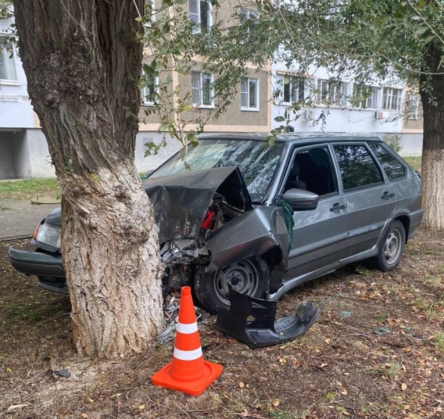 <i>В Солнечнодольске ВАЗ врезался в дерево, пострадали три человека</i>