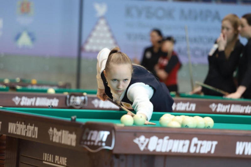 Бильярдистка из Ставрополя завоевала серебро на Кубке мира в Суздале