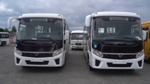 Во Владикавказ поступили первые новые автобусы ПАЗ Vector Next