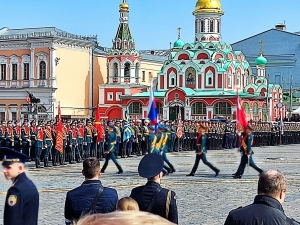 Студенты СКФУ стали участниками Парада Победы на Красной площади в Москве