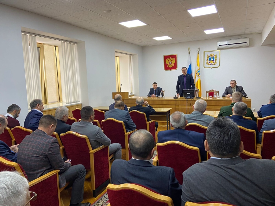 Состоялось заседание с руководителями национально - культурных организаций и полномочных представителей республик СКФО