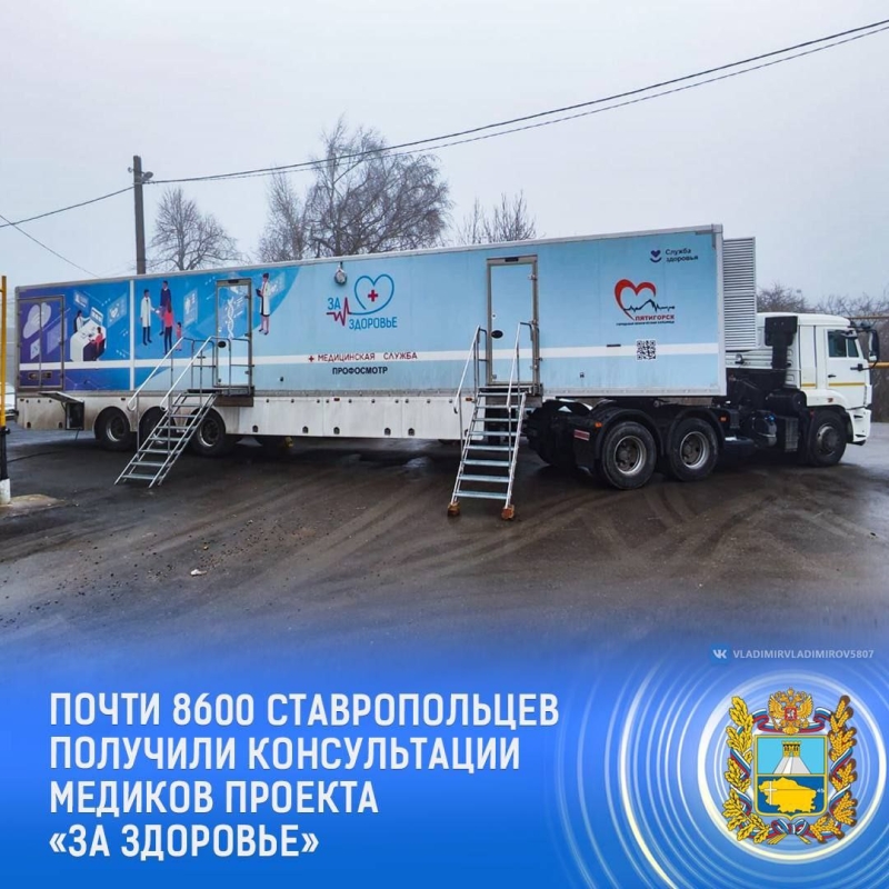 На Ставрополье 8,6 тысячи жителей края получили помощь по проекту «За здоровье»