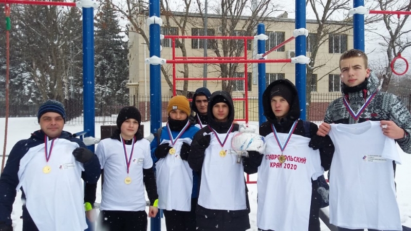 Зимний турнир по воркауту прошёл в Железноводске