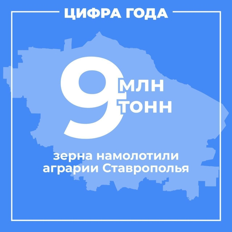 Ставрополье в 2023 году подтвердило звание житницы России