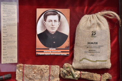 В Георгиевске захоронили останки солдата Великой Отечественной войны Шпакова Александра Силантьевича