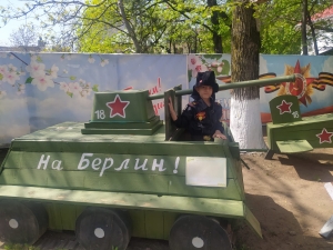 Детсады Кисловодска украсили ко Дню Победы