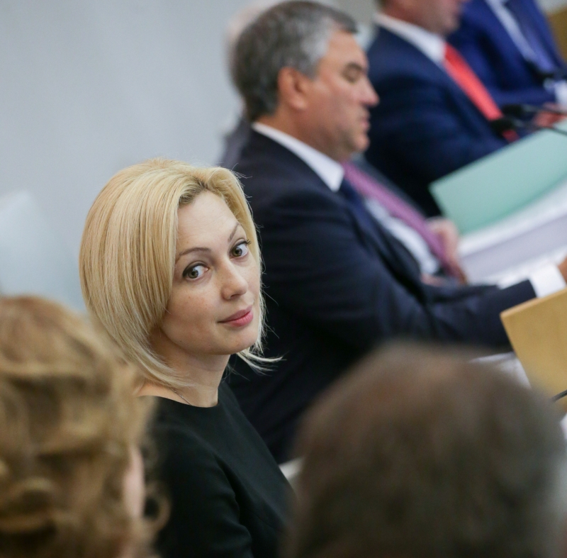 Ольга Тимофеева на заседании в Госдуме