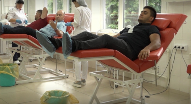 <i>Во Владикавказе устроили акцию по сдаче донорской крови</i>