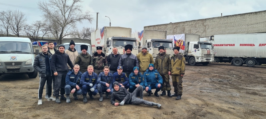 Новопавловские казаки поддержали российских военнослужащих