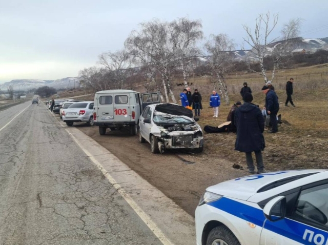 <i>На Ставрополье водитель сбил лошадь и погиб</i>