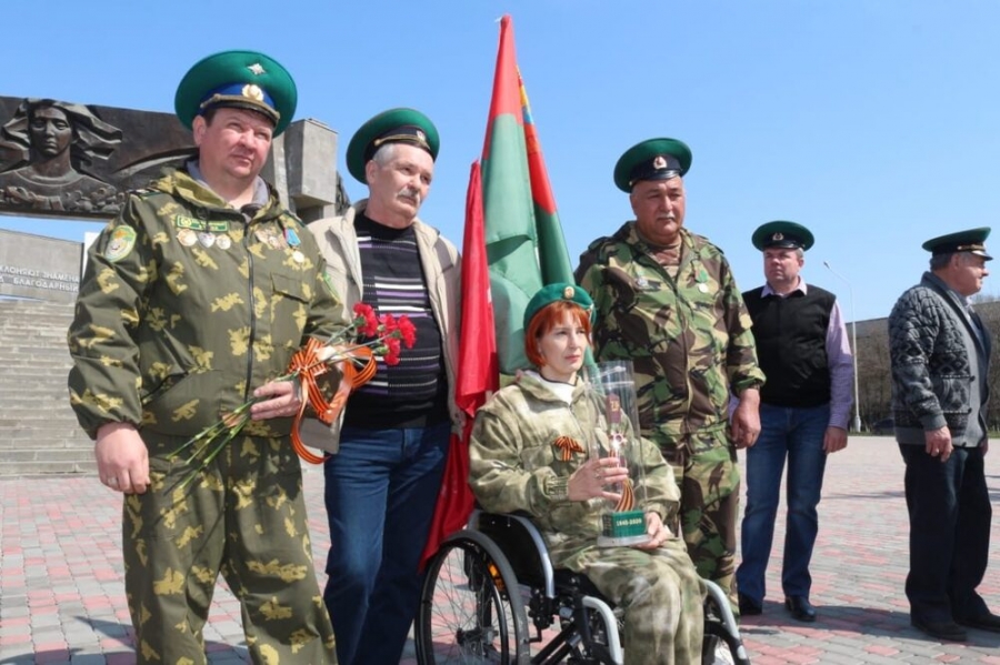 Казаки-пограничники из Новопавловска присоединились к международной акции «Эстафета Победы»