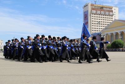 Казаки Ставрополья поучаствовали в краевом параде Победы
