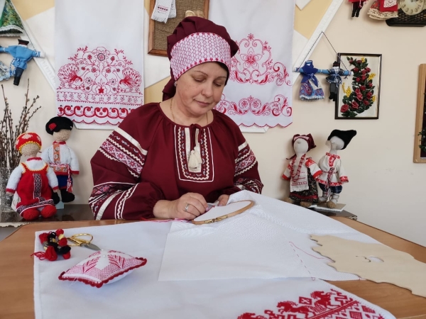 Ставропольская мастерица завершила вышивку для «Вышитой карты России»