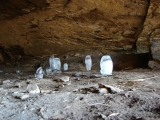 Каменные Сараи. Ледяные сталагмиты