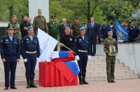 В селе Благодатном торжественно захоронили солдата Великой Отечественной войны Семена Егоровича Передрий