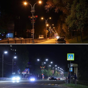 В Пятигорске меняют уличные светильники на энергосберегающие