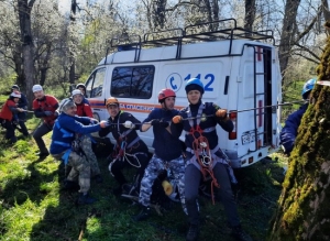 Спасатели Ставрополя победили на проходивших в горах Адыгеи соревнованиях