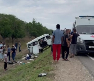 В Дагестане в ДТП с маршруткой погиб 5-летний ребёнок, пострадали 7 человек