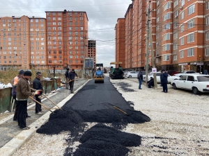 В Махачкале почти завершен ремонт улицы Хивской