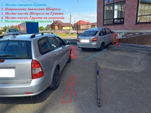 В Ставрополе пьяный водитель протаранил автомобиль и травмировал прохожего