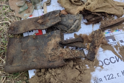 В Курском округе обнаружили останки двенадцати красноармейцев