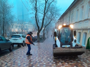 В Ставрополе утром прошел ледяной дождь