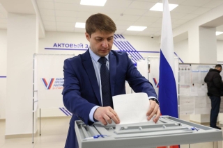 Ректор СКФУ в Ставрополе проголосовал на выборах Президента РФ