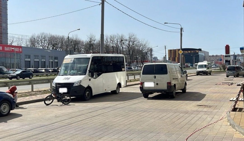 В Ставрополе невнимательный водитель сбил 4-летнего велосипедиста