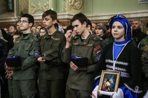 Ставропольские казаки встретили Рождество Христово на божественной литургии