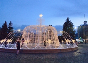 С 1 декабря фонтаны Ставрополя превратятся в световые инсталляции