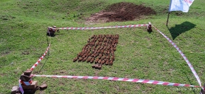 На Ставрополье обнаружили останки неизвестного бойца и 73 мины
