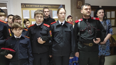Невинномысские казачата побывали в гостях у гимназистов православного образовательного учреждения